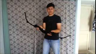 Home made bow and arrow of Agent Barton AKA Hawkeye [upl. by Adnimra]