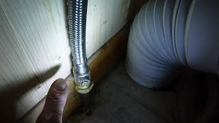 How to repair a leak on a flexi connector or compression pipe fitting [upl. by Onimixam434]