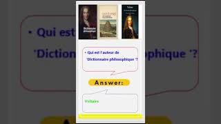 Voltaire  Diderot  George Sand  trending quiz UGC Exam Frenchnet [upl. by Htez149]