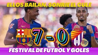 EL BARCELONA DESTAPA EL TARRO DE LAS ESENCIAS CON UN FÚTBOL DE QUILATES HA ARRASADO AL VALLADOLID [upl. by Portie533]