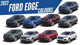 2022 Ford Edge  All Color Options  Images  AUTOBICS [upl. by Reinhart]