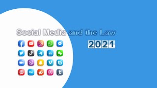 Social Media and the Law South Africa 2021 [upl. by Ahsiemaj]