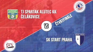 Nohejbal extraliga 2023 TJ Spartak ALUTEC KK Čelákovice vs Sportovní klub START PRAHA [upl. by Annahsohs]