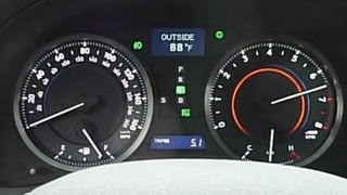 2012 Lexus IS 250 060 mph acceleration [upl. by Calysta]