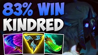 CHALLENGER 83 WIN RATE KINDRED  CHALLENGER KINDRED JUNGLE GAMEPLAY  Patch 1324 S13 [upl. by Shiller562]