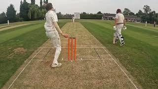 Horton House CC  Under 17 v Overstone Park CC  Under 17 Horton House Batting [upl. by Airdnna]