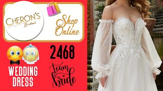 👰Morilee 2468 Fatima  Cherons Bridal Wedding Dresses Chattanooga TN [upl. by Ballinger]