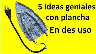 5 inventos con plancha de ropa en des uso video 2 de 2 final [upl. by Kenelm]