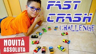 FAST CRASH CHALLENGE  LE MACCHININE CHE SI SPACCANO E SI RICOMPONGONO  Leo Toys [upl. by Anoj]