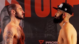 Lewis Ritson vs Christian Uruzquieta amp undercard FULL WEIGHIN  PROBELLUM [upl. by Nosnevets]