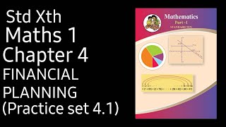 Std 10th MATHS1 Chapter 4 Financial planning practice set 41maths algebra gst viralvideo [upl. by Barn681]