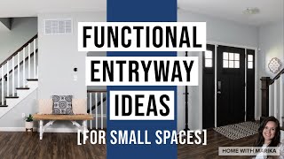 Small Entryway Ideas to Make Your Entrance Guest Friendly  Vacation Rental Décor [upl. by Seymour]