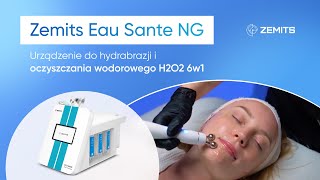 Urządzenie do hydrabrazji i oczyszczania wodorowego H2O2 6w1 Zemits Eau Sante NG [upl. by Gnouhp644]