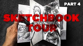 SKETCHBOOK TOUR Part 4Just Laugh At my Drawings [upl. by Gerdeen488]