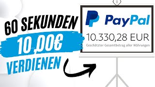 10€ OHNE Arbeit in 60 Sekunden verdienen 💰🔥 SCHNELL Geld im Internet verdienen 2022 [upl. by Einnov]