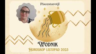 horoskop Wodnik listopad 2023 [upl. by Nerb]