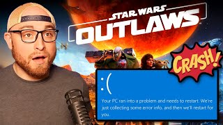 Star Wars Outlaws Funny PC Crash Compilation [upl. by Nirik]