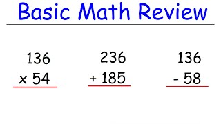 Basic Math Review [upl. by Busiek]