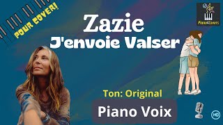 Jenvoie Valser Zazie Version Acoustique piano voix [upl. by Aleyak407]