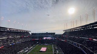 12422 4k Video  B2 Spirit Stealth Bomber Flyover  Lincoln Financial Field  Philadelphia PA [upl. by Enidlareg]