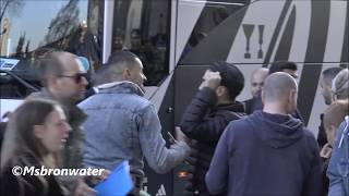 juventus chaotic arrival  the hotel Amsterdam The Netherlands [upl. by Algar467]