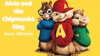 Alvin and the Chipmunks Sing quotMoodquot by 24kGoldn [upl. by Ardnod828]