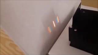 AWESOME Physics demonstration quotYoung s experiment with white lightquot [upl. by Joey767]