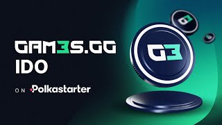 GAM3SGG IDO on Polkastarter  Coming soon [upl. by Niltac]