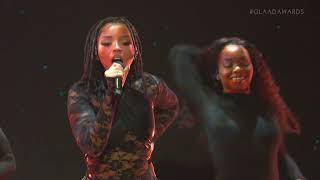 Chlöe  FYS GLAAD Awards Live Performance [upl. by Obeded]