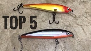 Top 5 Tiger Fishing Lures [upl. by Guimond843]