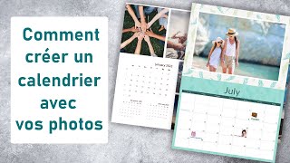 Сomment сréer un calendrier avec vos photos et vos fêtes [upl. by Hanforrd]