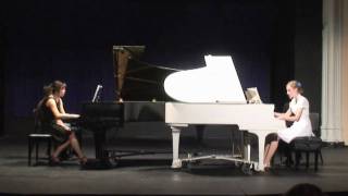 Rosenkavalier Waltz  Richard Strauss  piano duet [upl. by Ilojne]