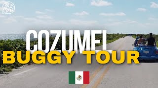 Cozumel Tour 4k Travel Mexico By Buggy [upl. by Laeno]