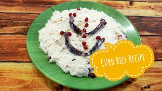 Curd Rice Recipe [upl. by Auhsuj]