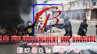 🛑Urgent Les Fds déclenchent une bagarre lors dune manifestation pacifique CanalBanlieuetv [upl. by Amabel]