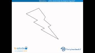 yoestudioclMatemáticasCalcular áreas de polígonos irregulares [upl. by Axia]