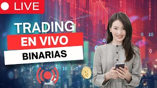 Binarias en Vivo  Señales Gratuitas Iq Option [upl. by Elocim426]