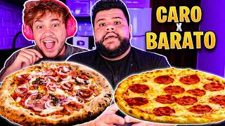 PIZZA DE CALABRESA BARATA vs PIZZA CALABRESA CARA  React Thiago Quatroque [upl. by Mehcanem938]