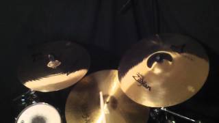 Avedis Zildjian A Custom Fast Crash 16quot amp 18quot cymbals comparison cymbal demo [upl. by Uuge]