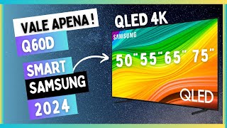 Ótima Opção Custo SERA Smart TV Samsung Q60D QLED 4K [upl. by Amlez]