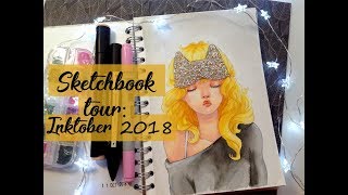 Sketchbook Tour Inktober 2018 [upl. by Joel227]