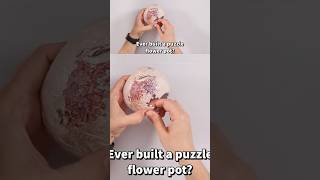 3D puzzle planter and buildable flowers to go inside By Piece Relax puzzle [upl. by Peace357]