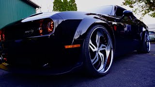 Hellcat Challenger Super Stock  On Corleone Forged rims [upl. by Anitselec]