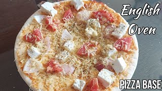 English Oven Pizza Base Review  English Oven Pizza Base Recipe  Readymade Pizza Base Recipe [upl. by Paul310]