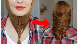 Tuto coiffure simple  Astuce tresse  Under the chin [upl. by Kared419]