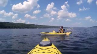 Kayak Cayuga Lake Ithaca [upl. by Fari560]