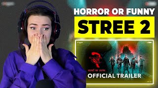 Russian Girl Reacts to Stree 2  Official Trailer  Shraddha K  Rajkummar R  Pankaj T [upl. by Rumit]