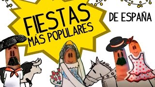 Un paseo por las fiestas más famosas de España [upl. by Iahs]