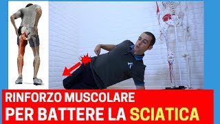 Esercizi per la SCIATICA RINFORZA QUESTI 3 MUSCOLI [upl. by Ailekahs]