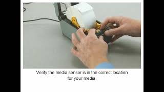 ZD410  How to Change the Media [upl. by Fayette]